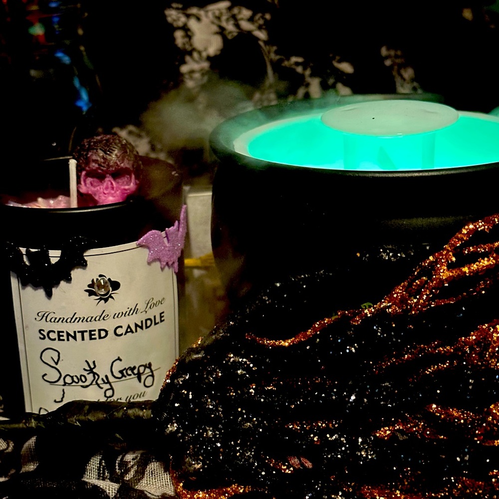 Spooky candle